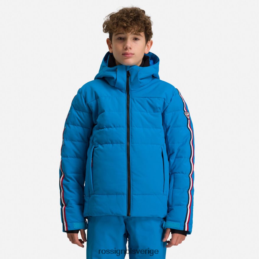 Pojkar Rossignol blå hiver polydown skidjacka blast 0P00HR1231