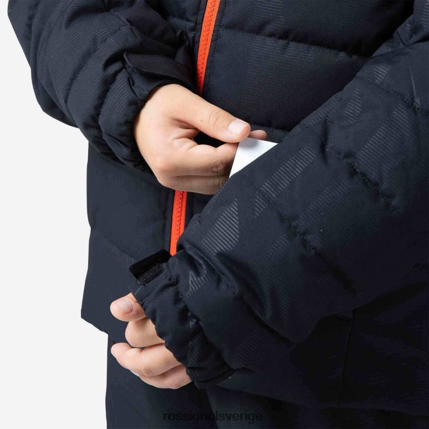 Pojkar Rossignol svart rapide hero skidjacka blast 0P00HR1222