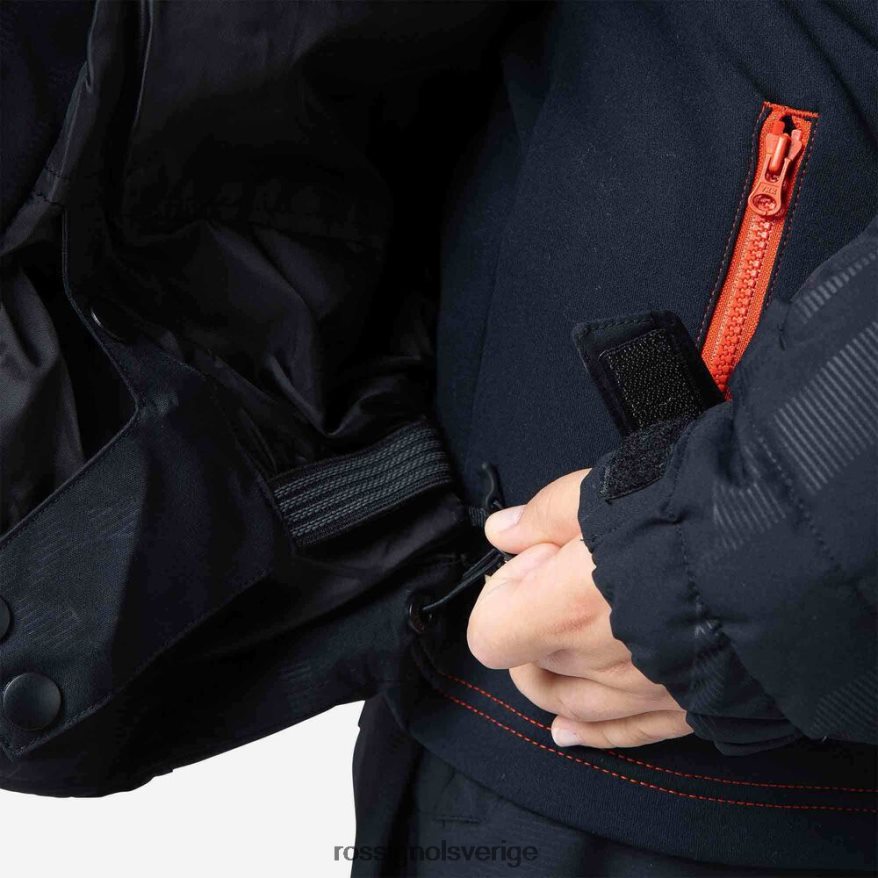 Pojkar Rossignol svart rapide hero skidjacka blast 0P00HR1222