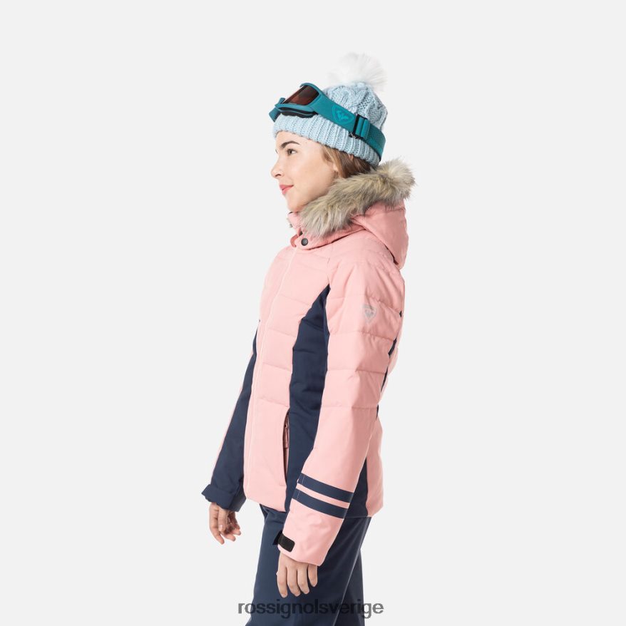 flickor Rossignol cooperpink skidjacka i polydown blast 0P00HR1182