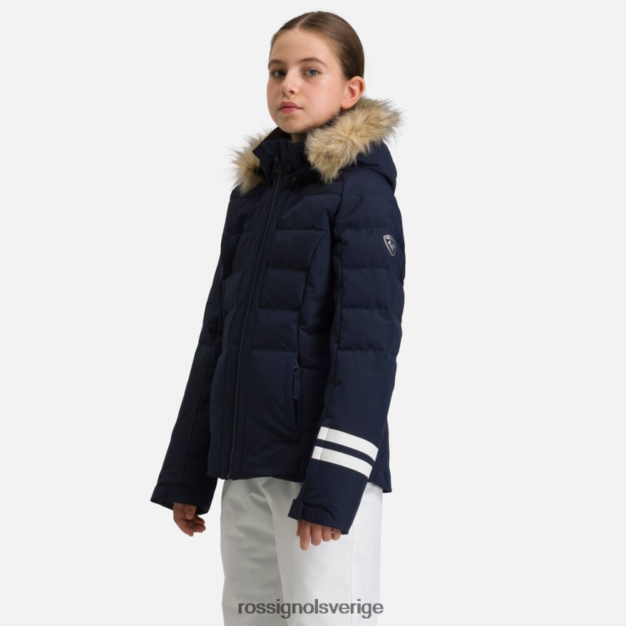 flickor Rossignol förmörkelse skidjacka i polydown blast 0P00HR1163