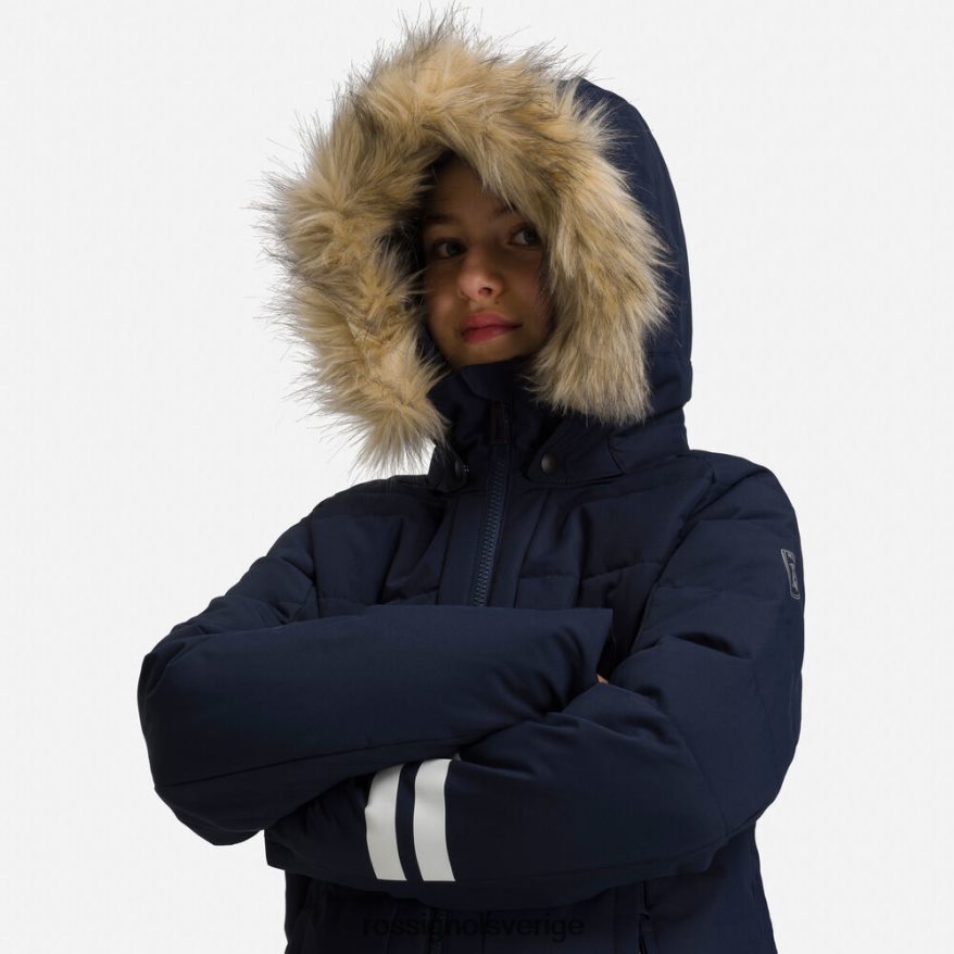 flickor Rossignol förmörkelse skidjacka i polydown blast 0P00HR1163