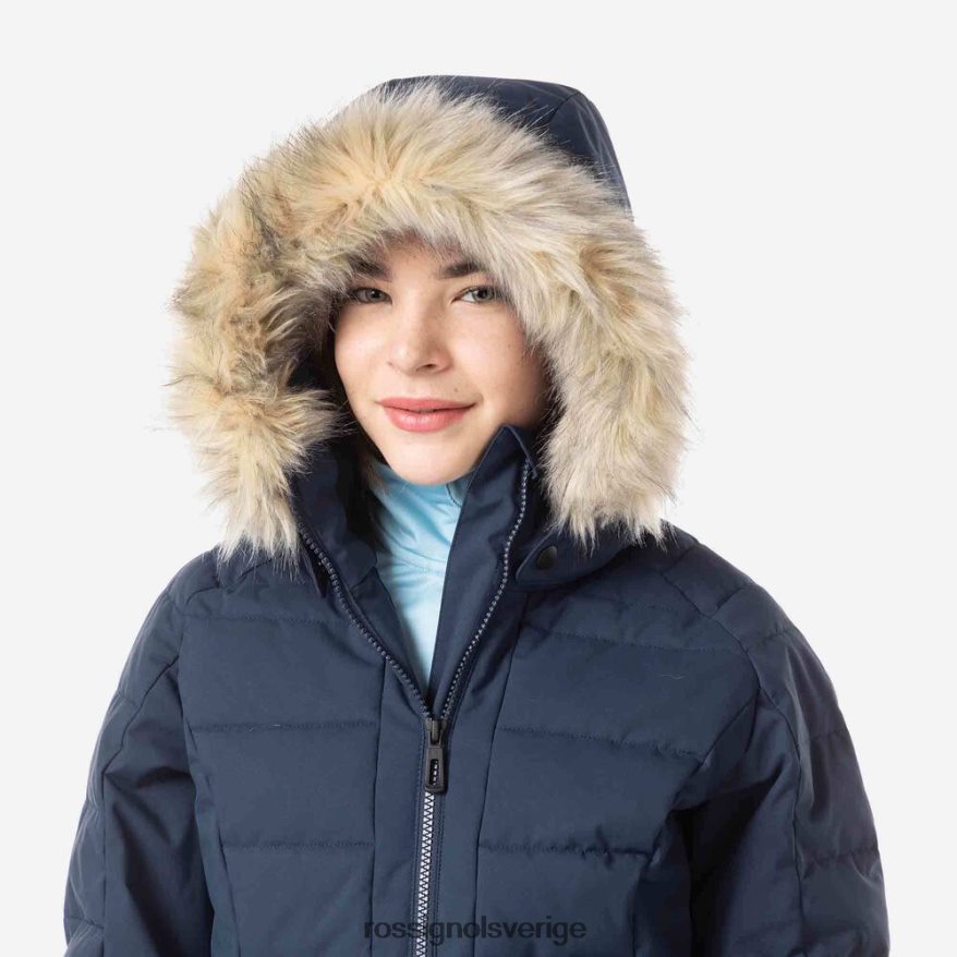 flickor Rossignol mörk marinblå skidjacka i polydown blast 0P00HR1175