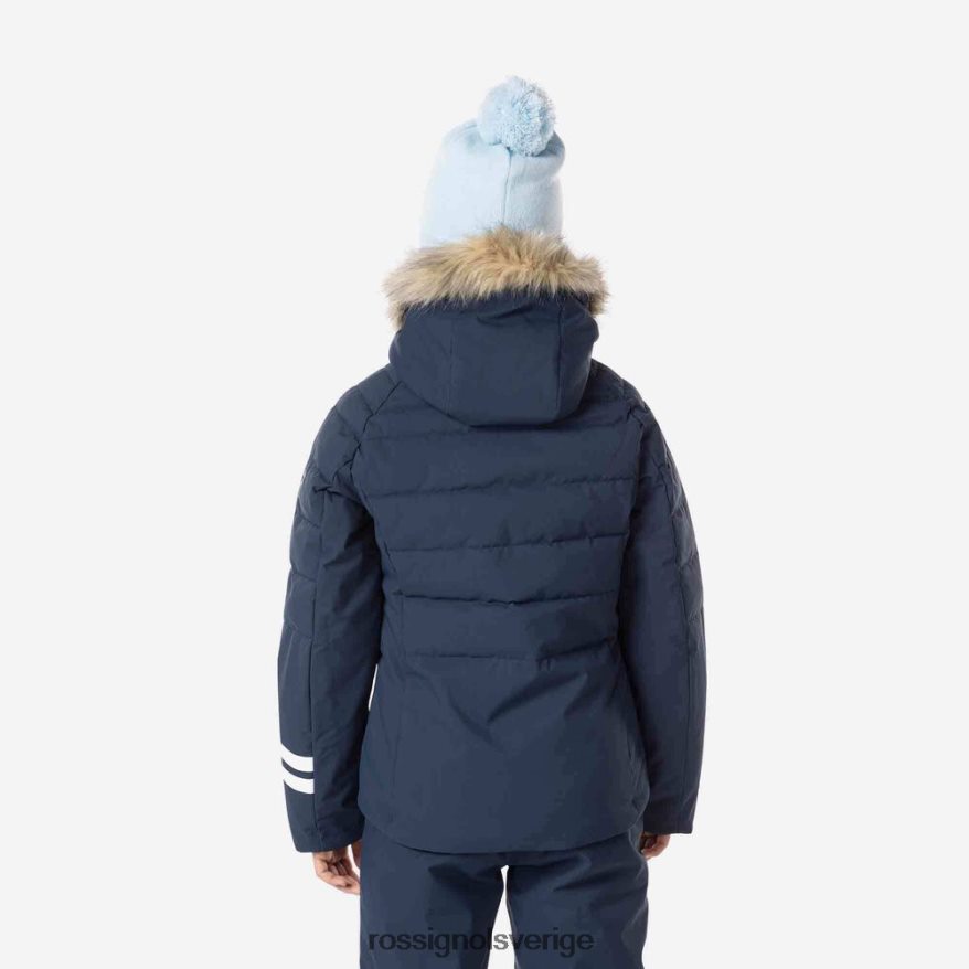 flickor Rossignol mörk marinblå skidjacka i polydown blast 0P00HR1175