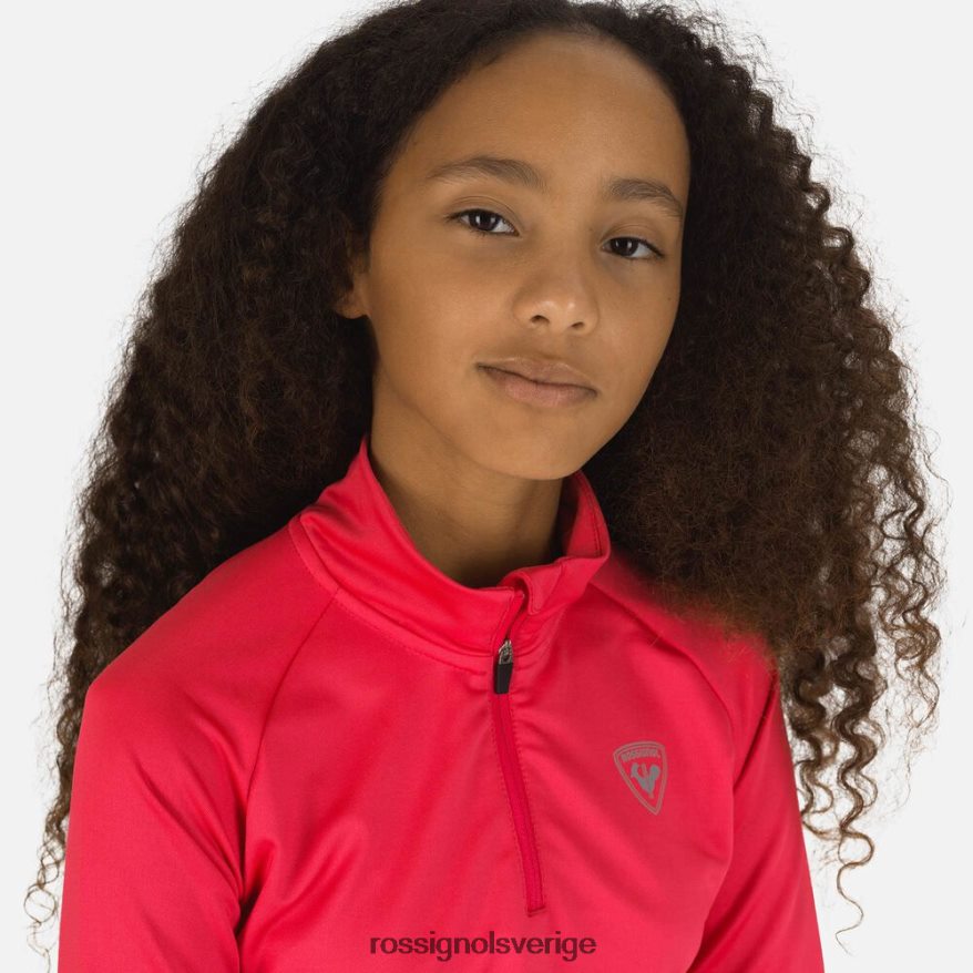 flickor Rossignol pinklyft mellanlager i fleece med halv dragkedja blast 0P00HR1241