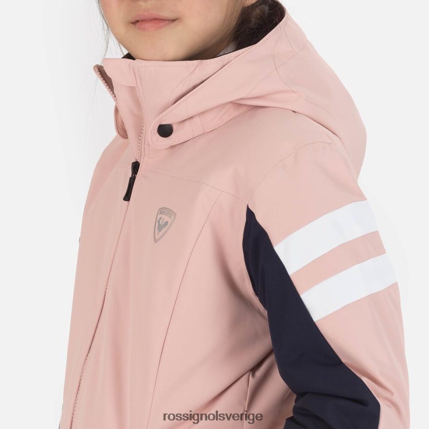 flickor Rossignol puderrosa skidjacka blast 0P00HR1217