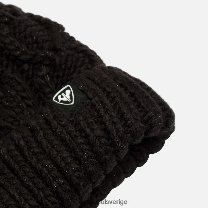 flickor Rossignol svart benig pälsmössa Tillbehör 0P00HR1203