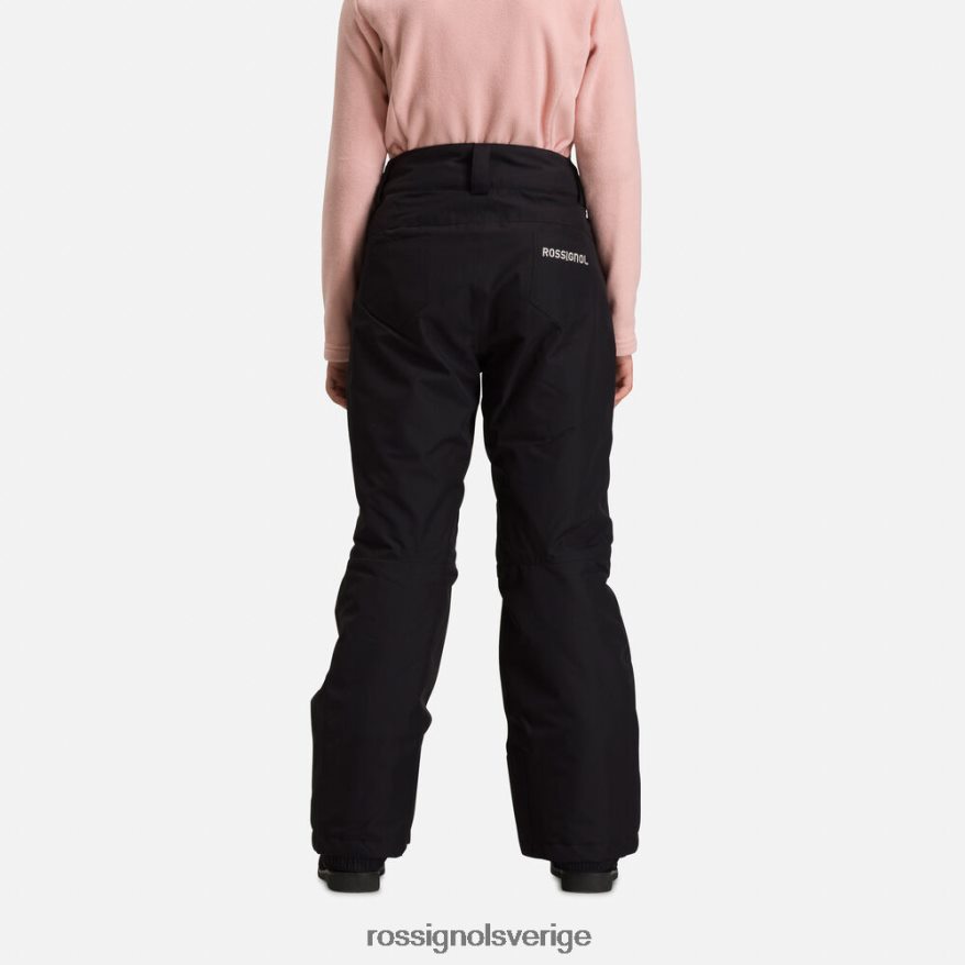 flickor Rossignol svart skidbyxor bottnar 0P00HR1186