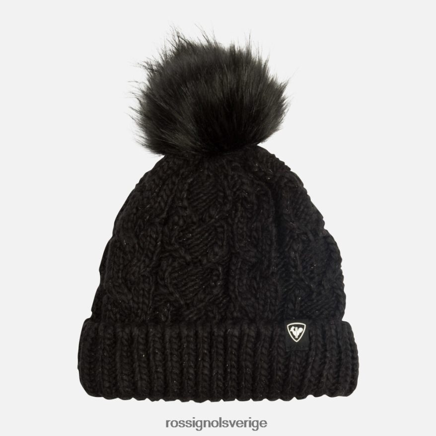 flickor Rossignol svart benig pälsmössa Tillbehör 0P00HR1203