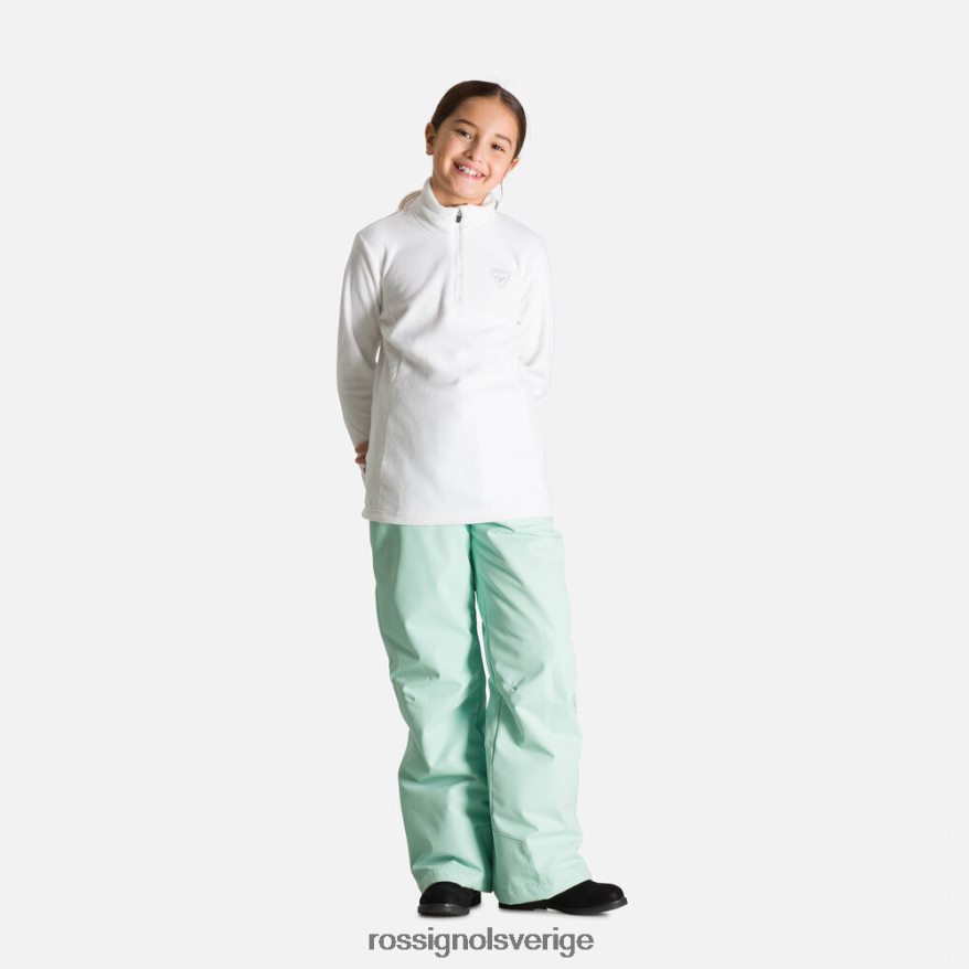 flickor Rossignol vit fleece med halv dragkedja blast 0P00HR1144