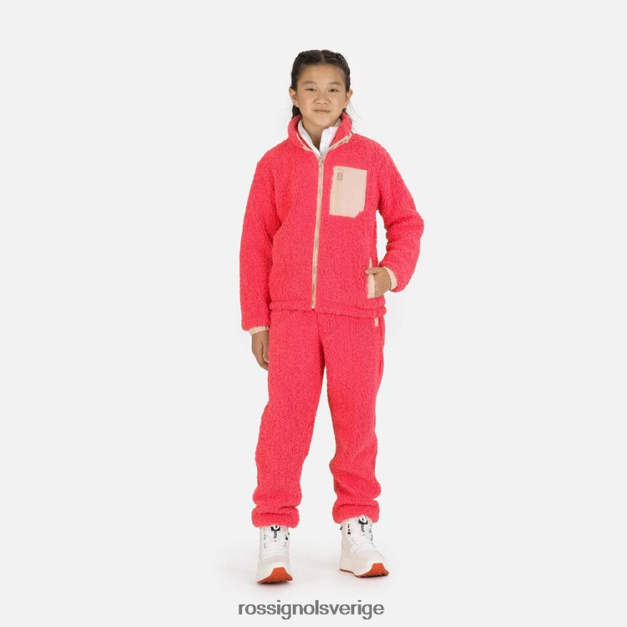 juniorer Rossignol pinklyft fleece-jacka blast 0P00HR1153