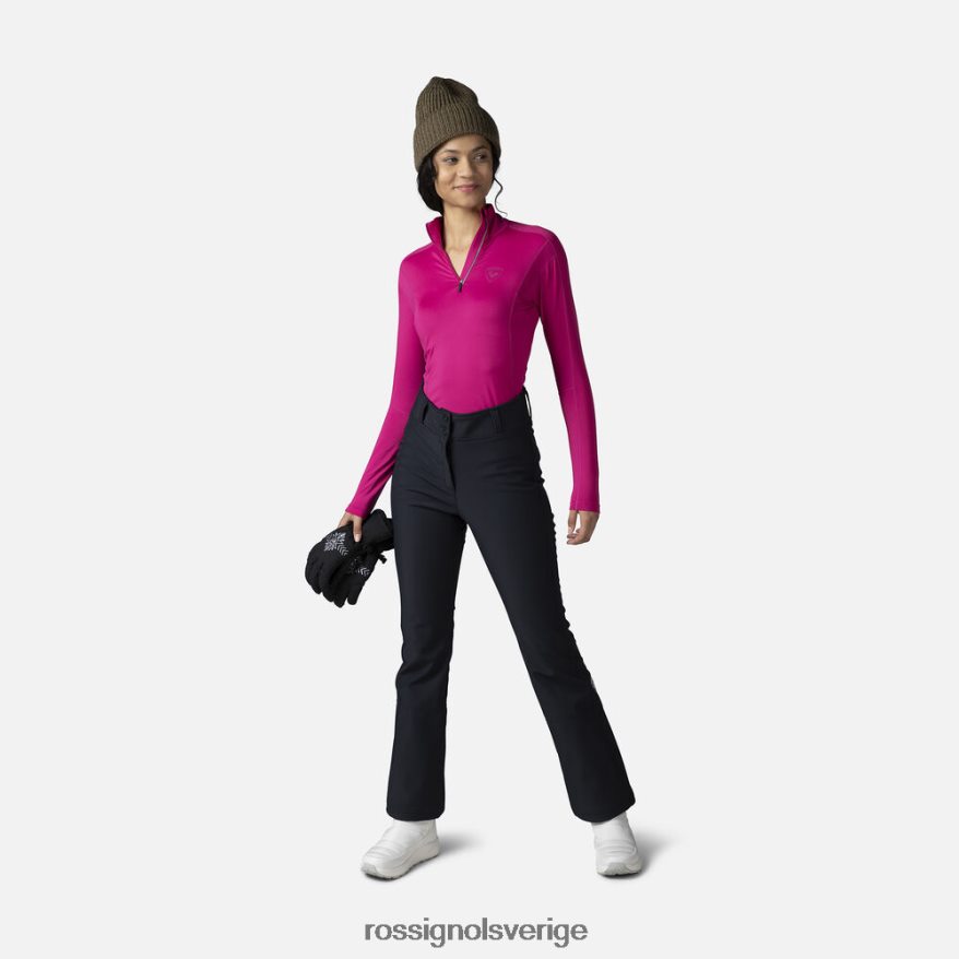 kvinnor Rossignol orkidérosa klassisk topp med halv dragkedja blast 0P00HR1014