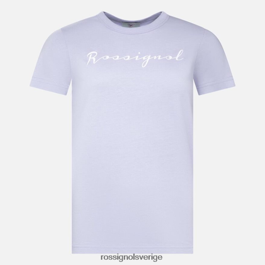 kvinnor Rossignol lavendelgrå logotyp t-shirt blast 0P00HR896