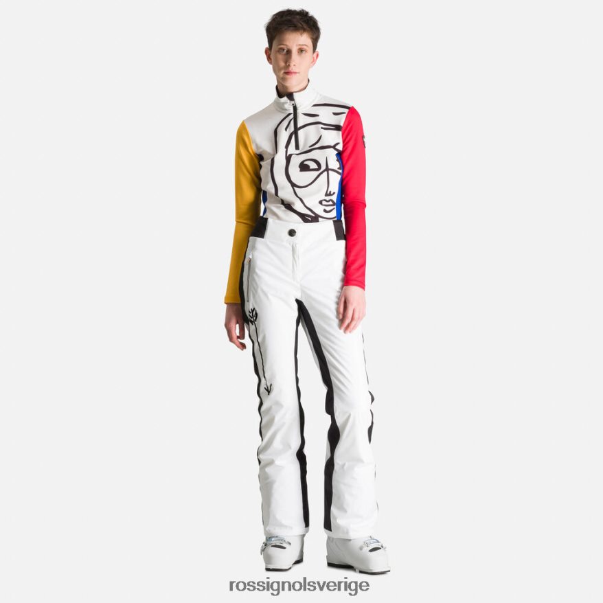 kvinnor Rossignol vit jcc stellar skidbyxor bottnar 0P00HR1043