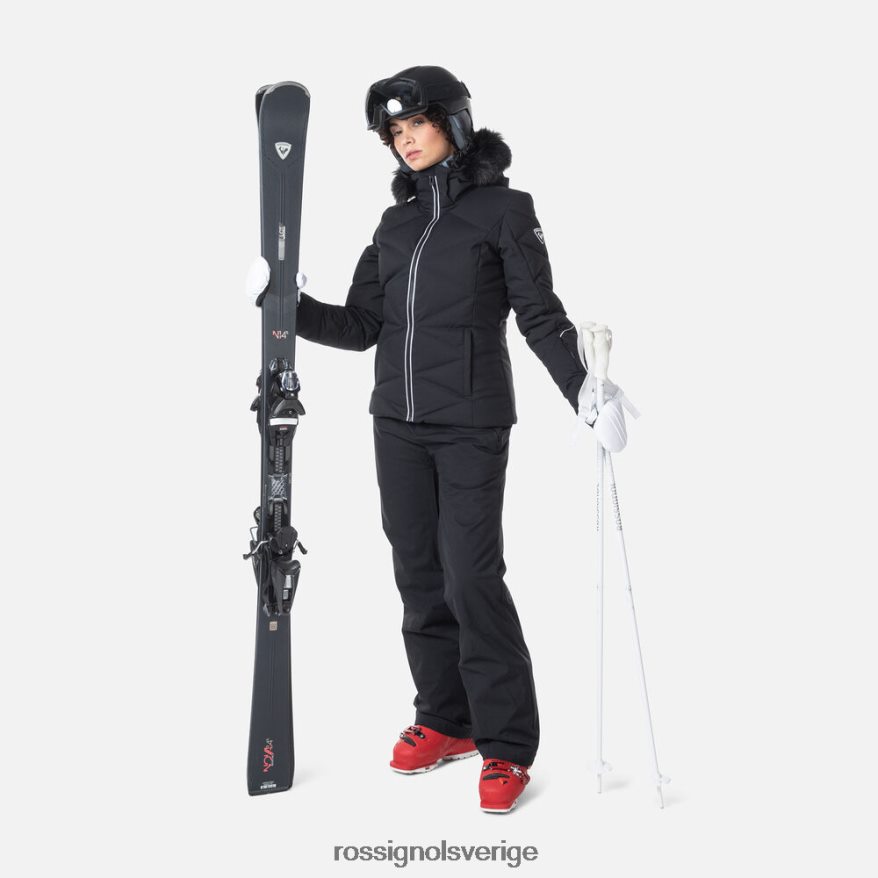 kvinnor Rossignol svart staci skidjacka blast 0P00HR759