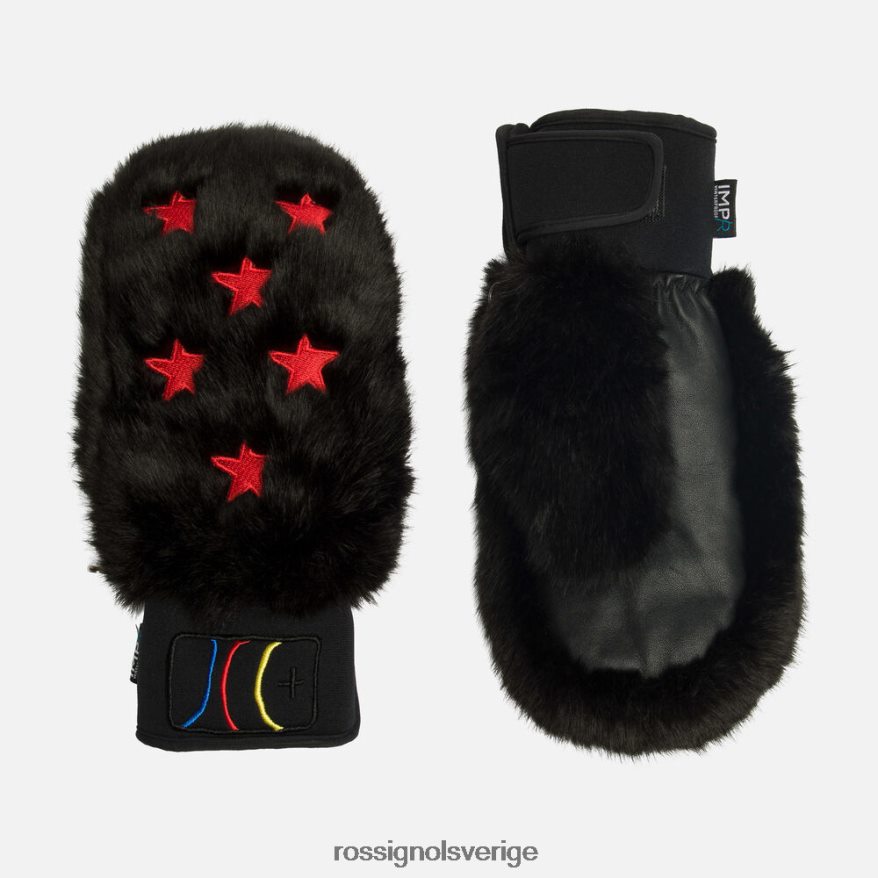 kvinnor Rossignol svart jcc draki eco fur impr vattentäta vantar Tillbehör 0P00HR753