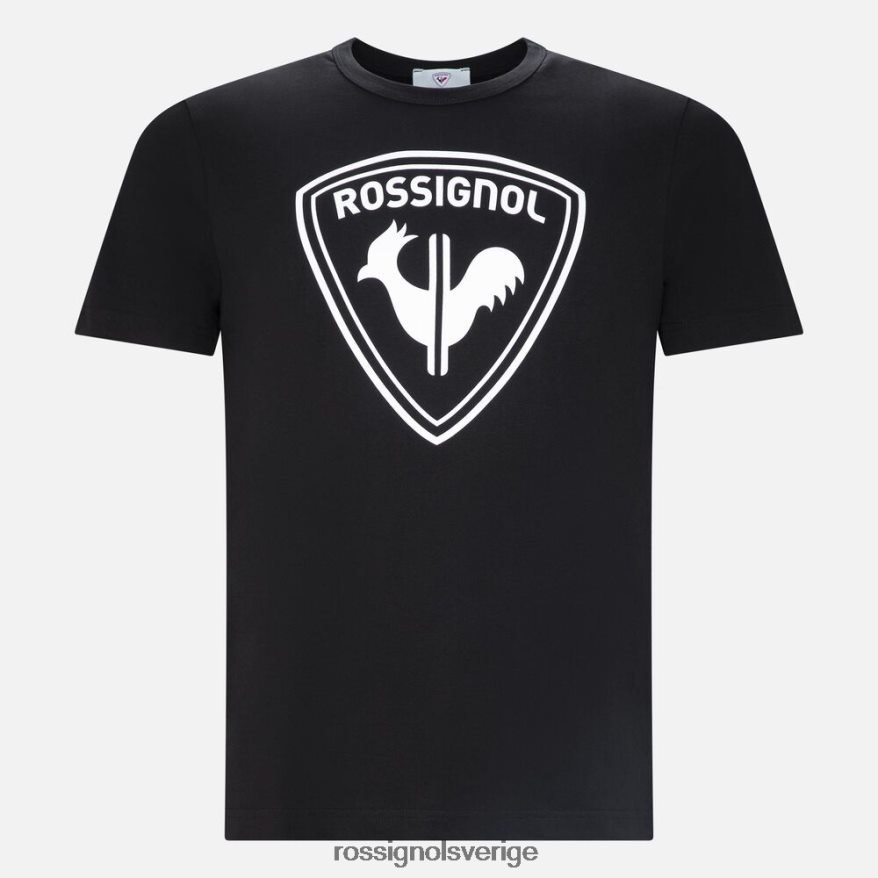 män Rossignol svart logotyp t-shirt blast 0P00HR1