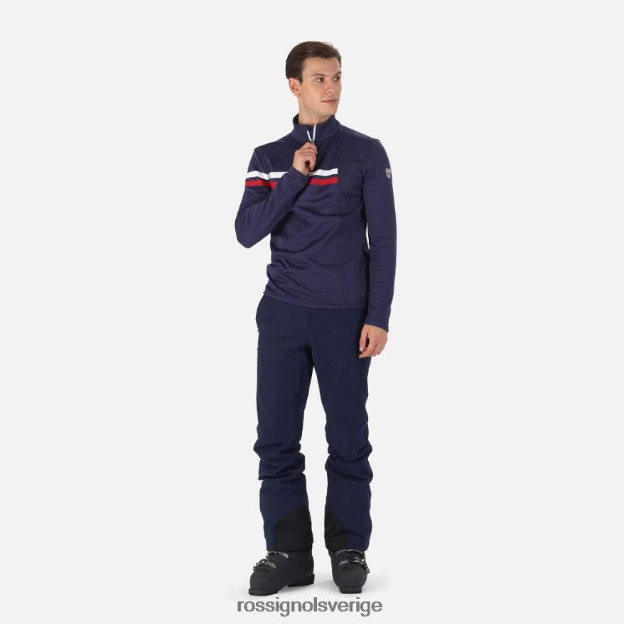 män Rossignol mörk marinblå resort halv-dragkedja topp blast 0P00HR675