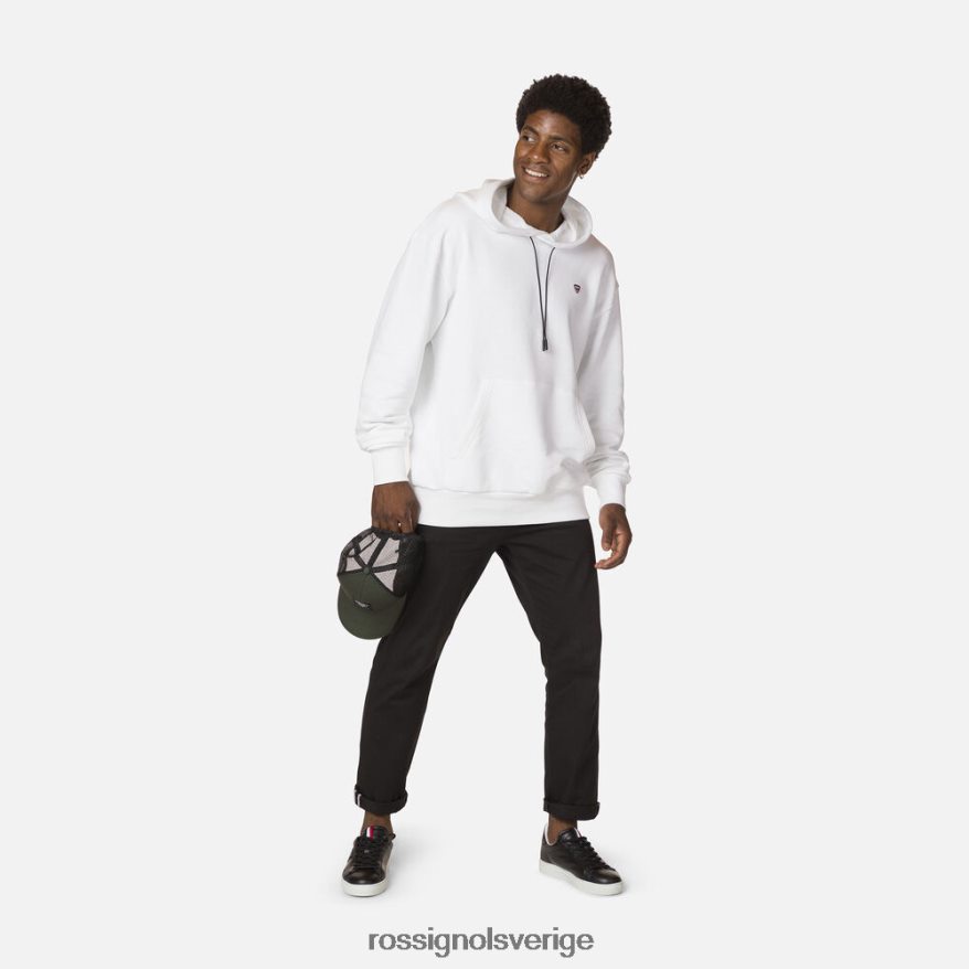 män Rossignol vit huvtröja blast 0P00HR493