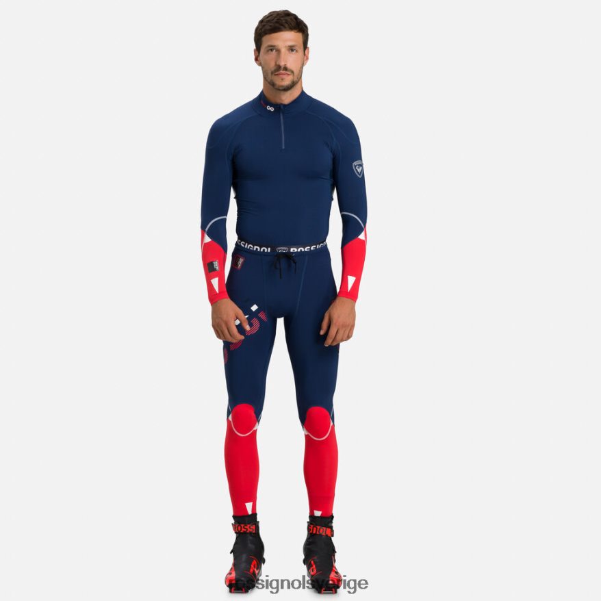 män Rossignol mörk marinblå infini compression race tights bottnar 0P00HR622
