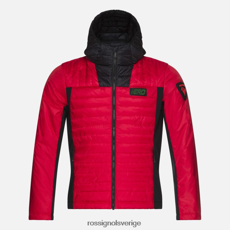 män Rossignol neonröd hero hybrid lätt jacka blast 0P00HR626