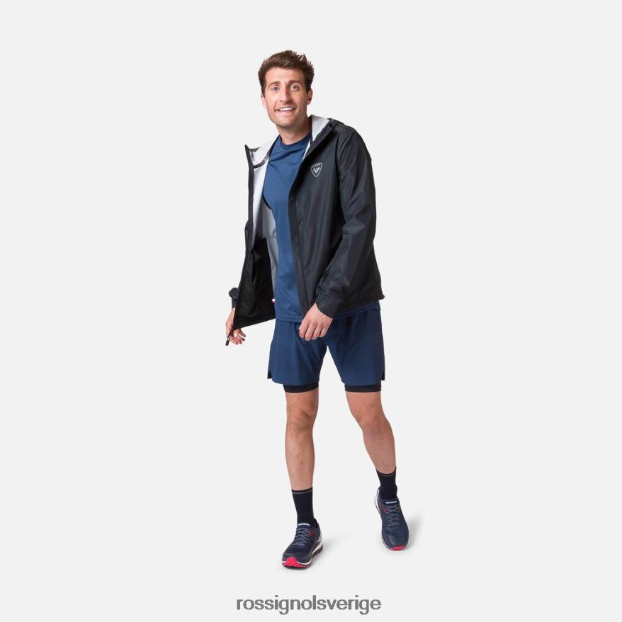 män Rossignol svart aktiv regnjacka blast 0P00HR264