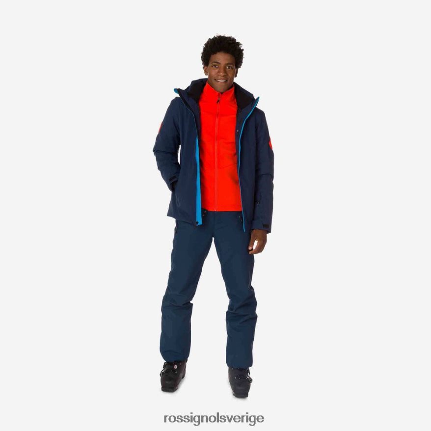 män Rossignol mörk marinblå kontroll skidjacka blast 0P00HR632