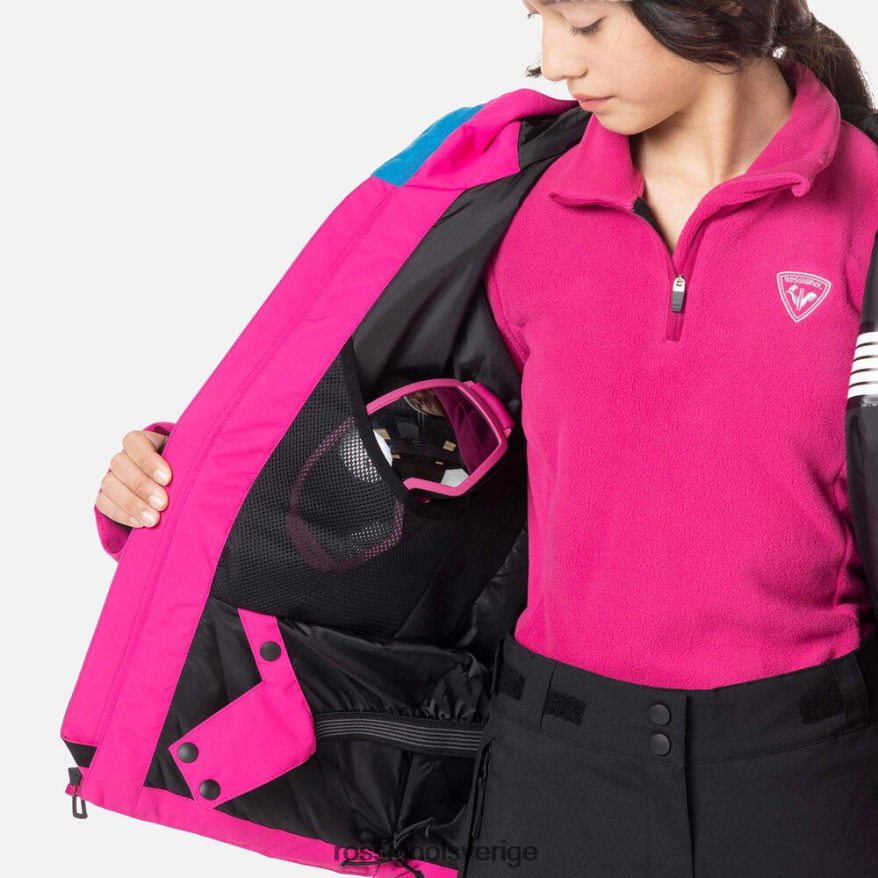 juniorer Rossignol orkidérosa skidjacka blast 0P00HR1195