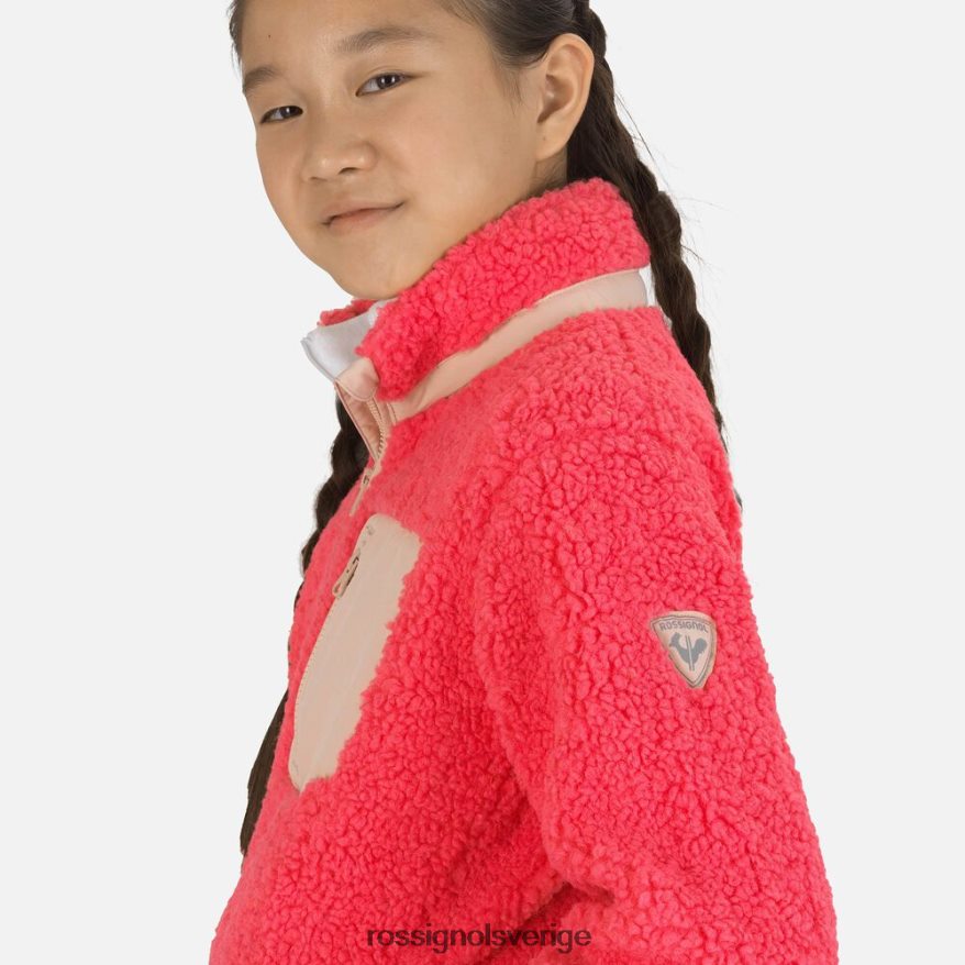 juniorer Rossignol pinklyft fleece-jacka blast 0P00HR1153