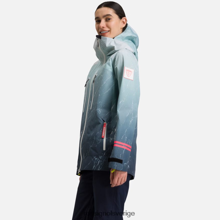 kvinnor Rossignol akvamarmor atelier s rid gratis skidjacka blast 0P00HR1040