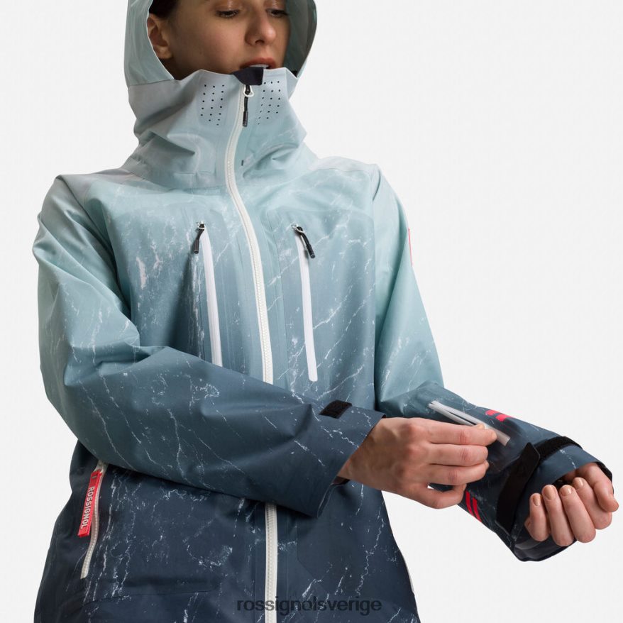 kvinnor Rossignol akvamarmor atelier s rid gratis skidjacka blast 0P00HR1040