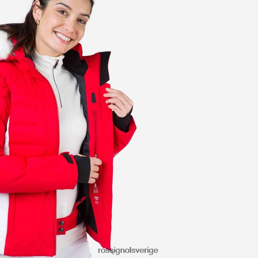 kvinnor Rossignol bicolor snabb skidjacka blast 0P00HR803