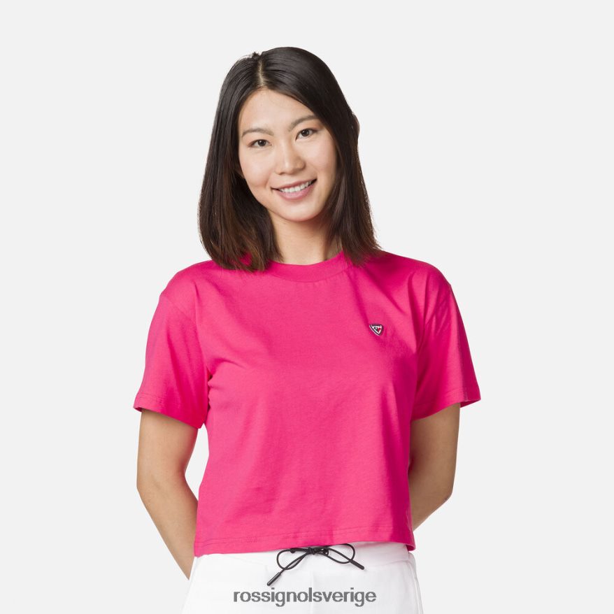 kvinnor Rossignol candypink crop tee blast 0P00HR739