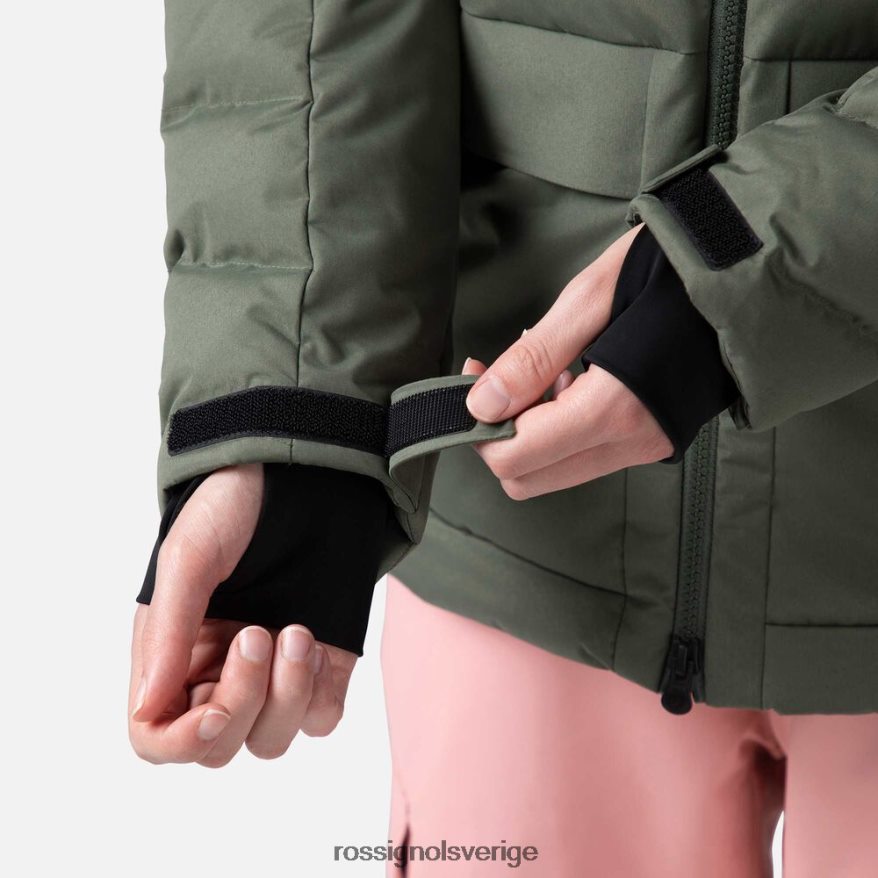 kvinnor Rossignol ebenholtsgrönt pösig skidparkas blast 0P00HR1037