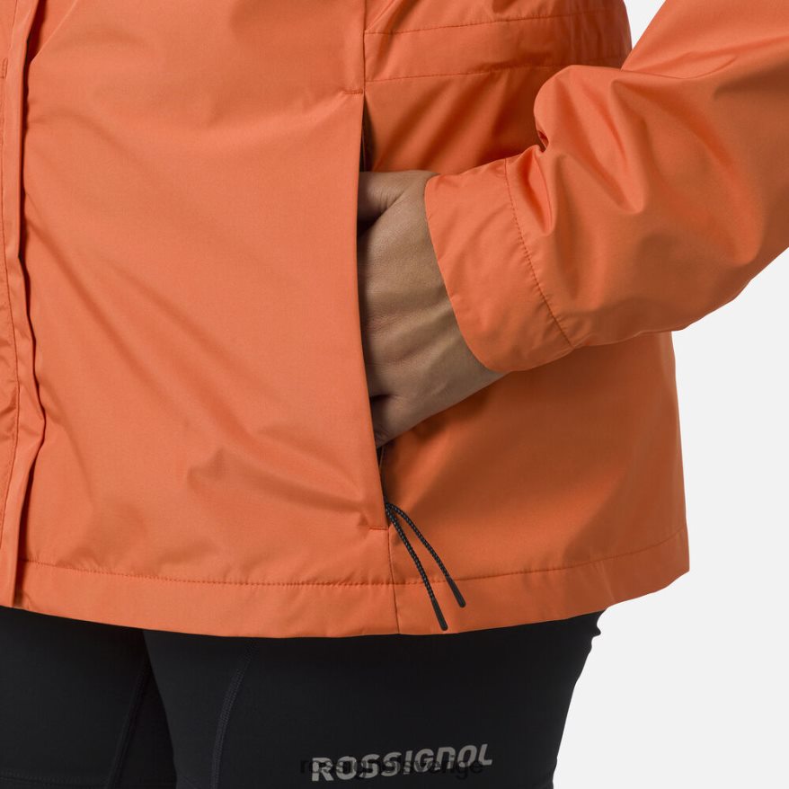 kvinnor Rossignol flameorange aktiv regnjacka blast 0P00HR964