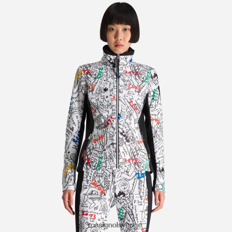 kvinnor Rossignol galax JCC Brady Mjuk jacka med tryck blast 0P00HR1022