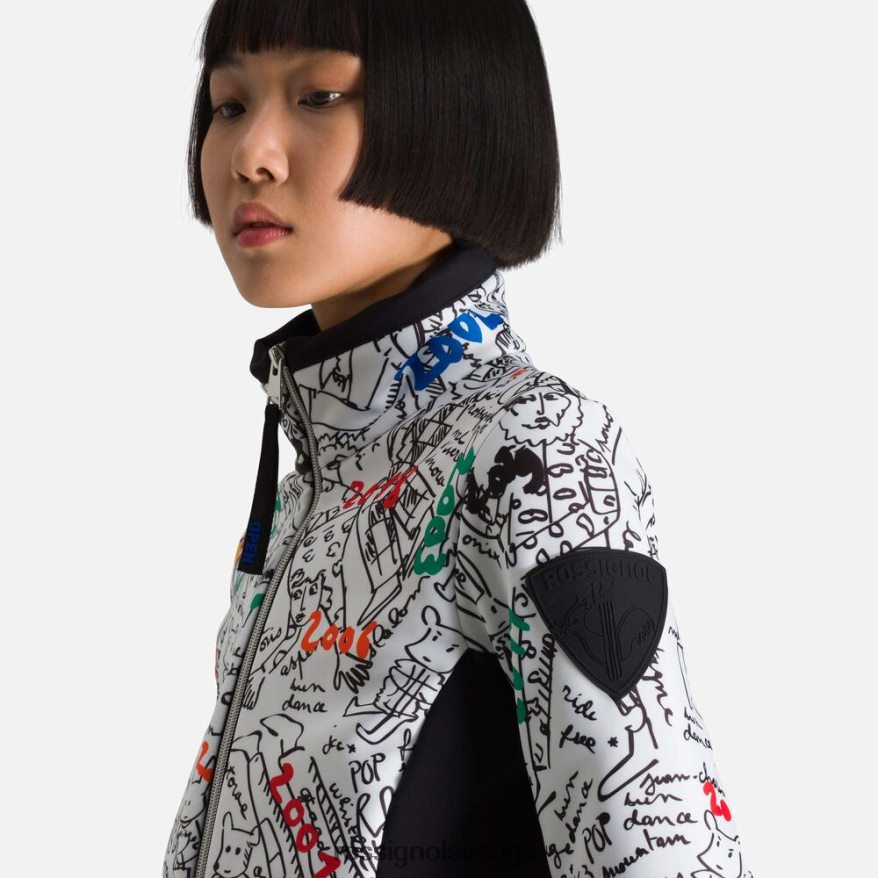 kvinnor Rossignol galax JCC Brady Mjuk jacka med tryck blast 0P00HR1022