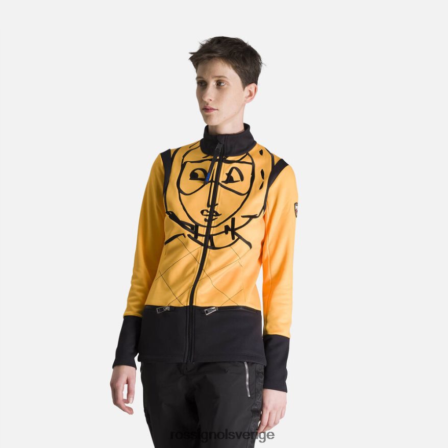 kvinnor Rossignol gul jcc climi jacka blast 0P00HR1001