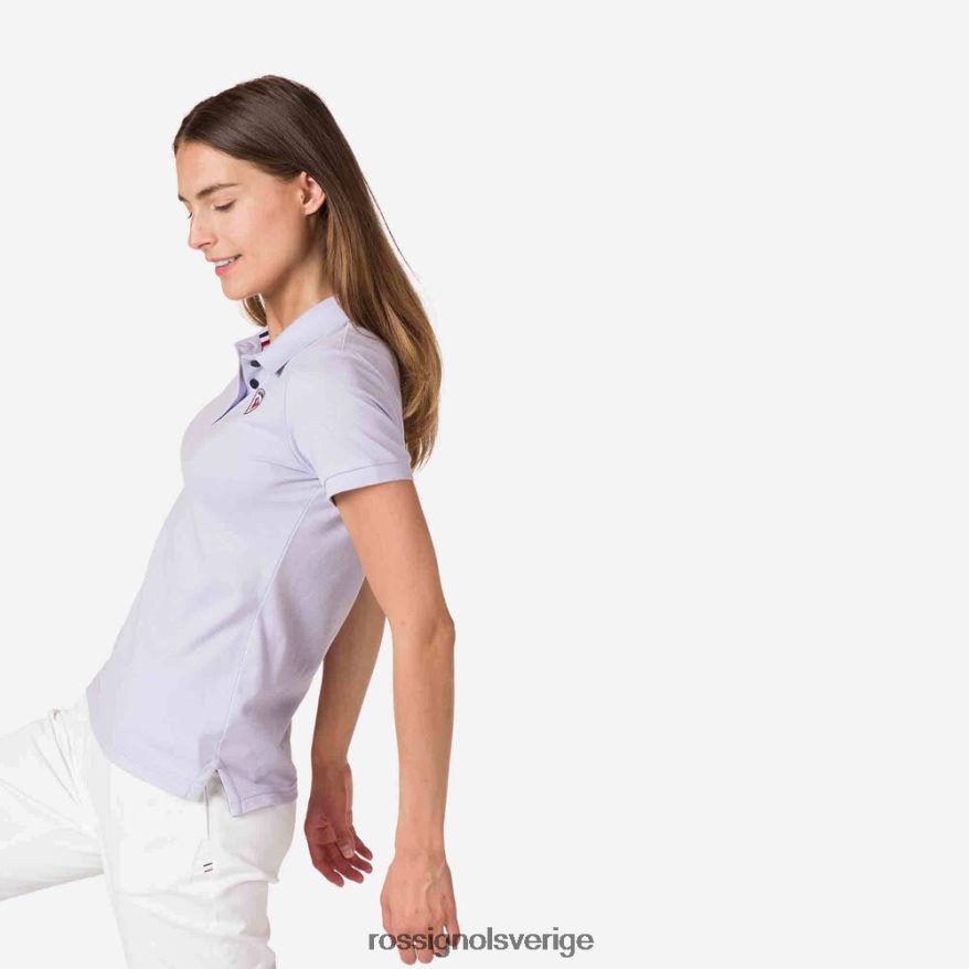kvinnor Rossignol lavendelgrå logotyp polo blast 0P00HR990