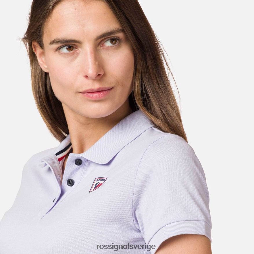 kvinnor Rossignol lavendelgrå logotyp polo blast 0P00HR990