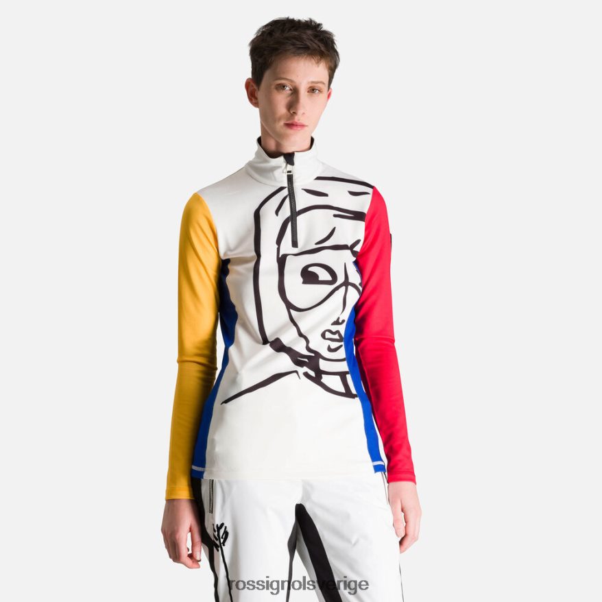 kvinnor Rossignol multico jcc bessi topp med halv dragkedja blast 0P00HR765