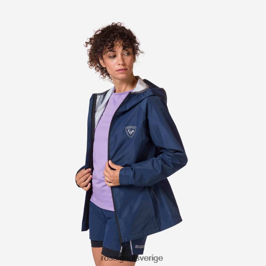 kvinnor Rossignol mörk marinblå aktiv regnjacka blast 0P00HR871