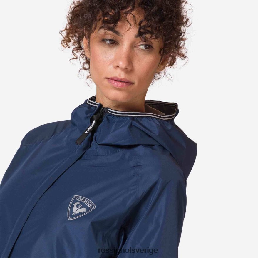 kvinnor Rossignol mörk marinblå aktiv regnjacka blast 0P00HR871