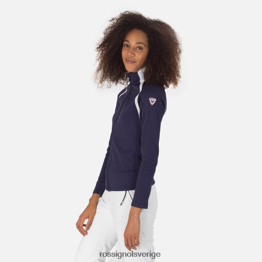 kvinnor Rossignol mörk marinblå antenn fleece med full dragkedja blast 0P00HR1075
