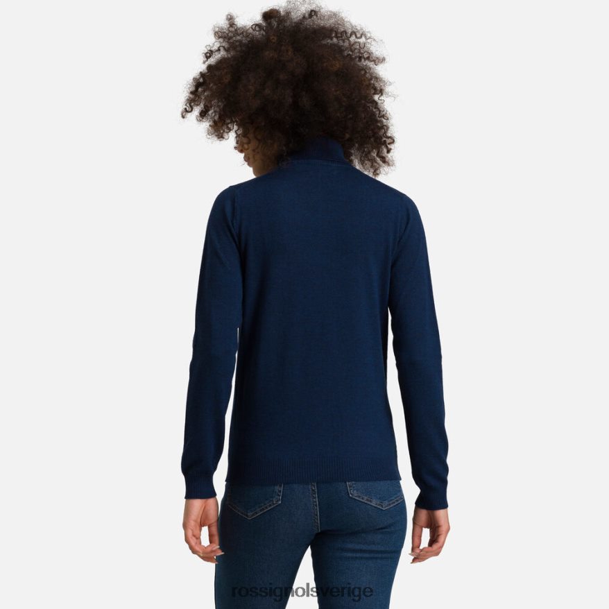 kvinnor Rossignol mörk marinblå classique tröja med rullhals blast 0P00HR870
