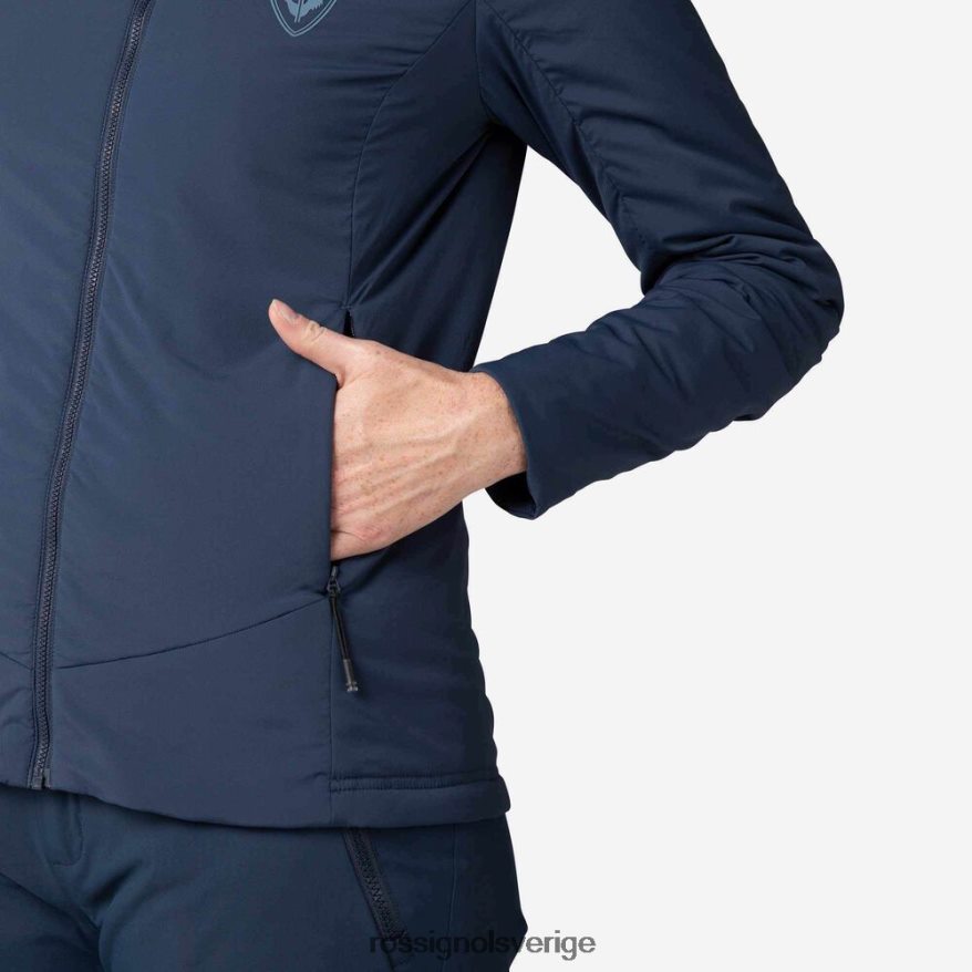kvinnor Rossignol mörk marinblå huvjacka på sidan blast 0P00HR818