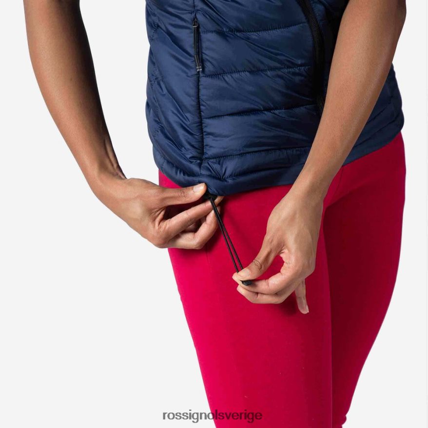 kvinnor Rossignol mörk marinblå isolerad väst 180gr blast 0P00HR846