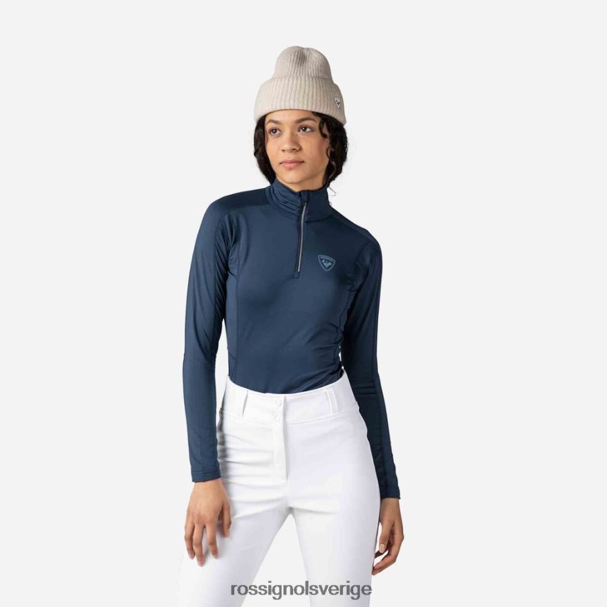 kvinnor Rossignol mörk marinblå klassisk topp med halv dragkedja blast 0P00HR970