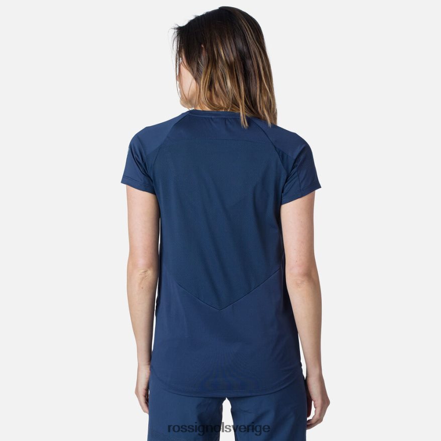 kvinnor Rossignol mörk marinblå kortärmad jersey avslappnad passform blast 0P00HR853