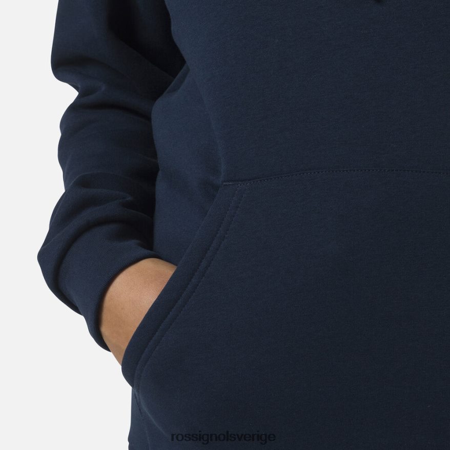 kvinnor Rossignol mörk marinblå luvtröja i fleece med logotyp blast 0P00HR717